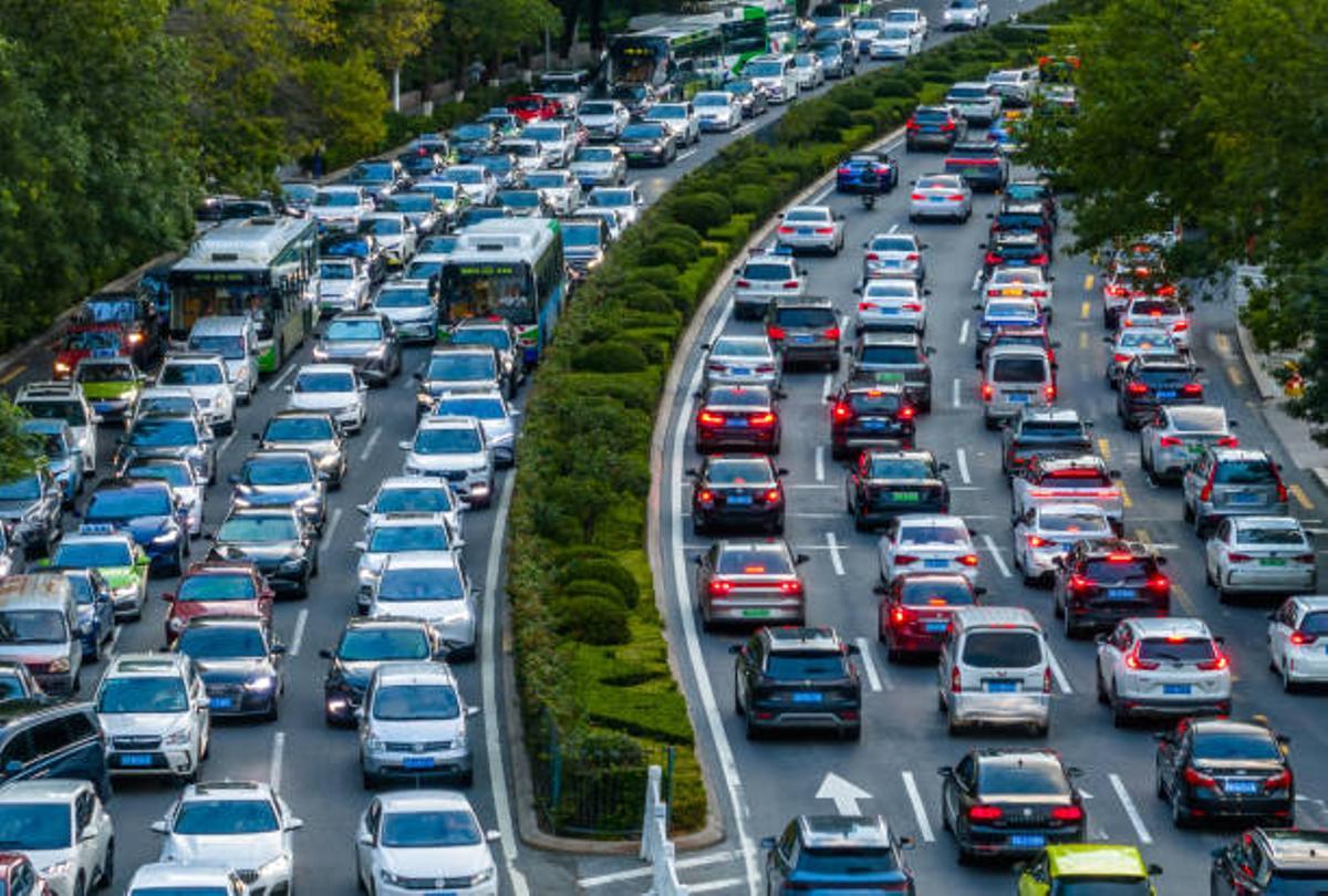 Atascos en las carreteras