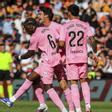 Ilaix Moriba tras marcar su gol al Valencia