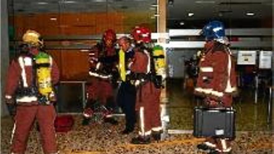 Simulacre d&#039;incendi a l&#039;hospital Santa Caterina