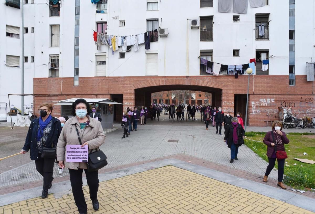 Marcha reivindicativa contra los asesinatos y violencias machistas