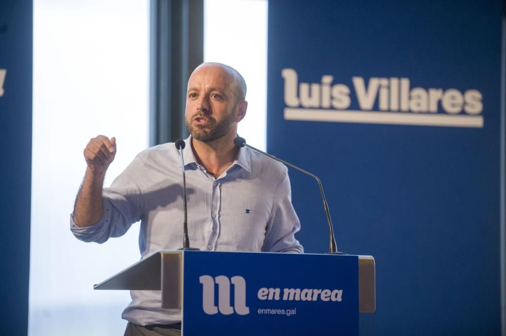 "Aquí empieza el cambio para toda Europa", ha subrayado Villares ante medio millar de personas en el paraninfo de la Universidad de A Coruña.