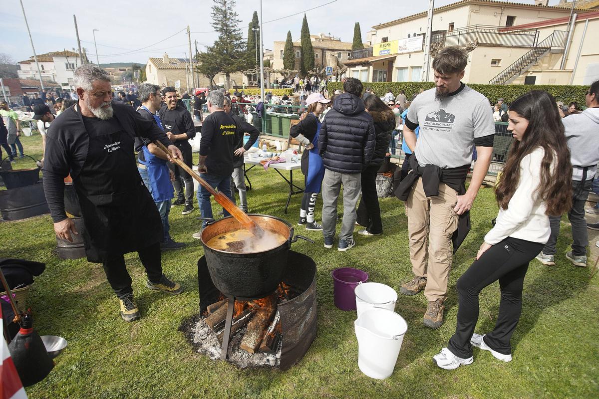 Albons carnaval dinar popular tradicional arrossada d'Albons