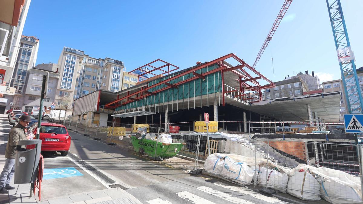 Avance de las obras del mercado de Monte Alto