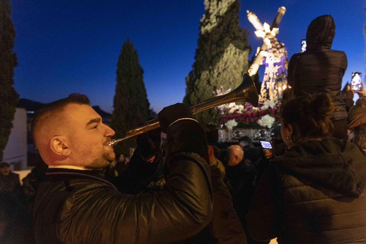 Los momentos más destacados del Viacrucis de la Semana Santa de Sagunt