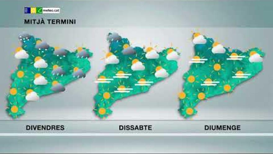 El temps es comença a espatllar aquest dijous, prèvia d&#039;un divendres mullat