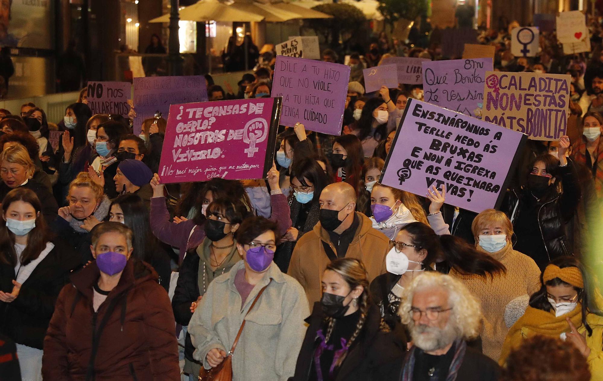 Así fue el 8M en Vigo