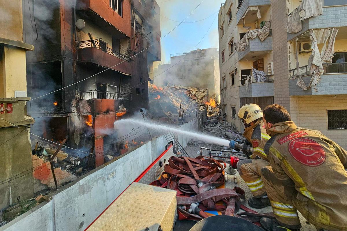 Israel dispara un misil contra un bloque de pisos en Beirut