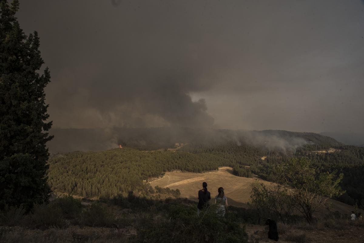 Incendio en El Pont de VIlomara