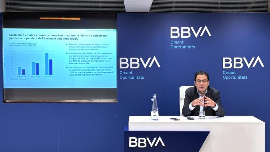 BBVA Research apunta a una alça del PIB català del 5,2 el 2022 i de l&#039;1,5% el 2023