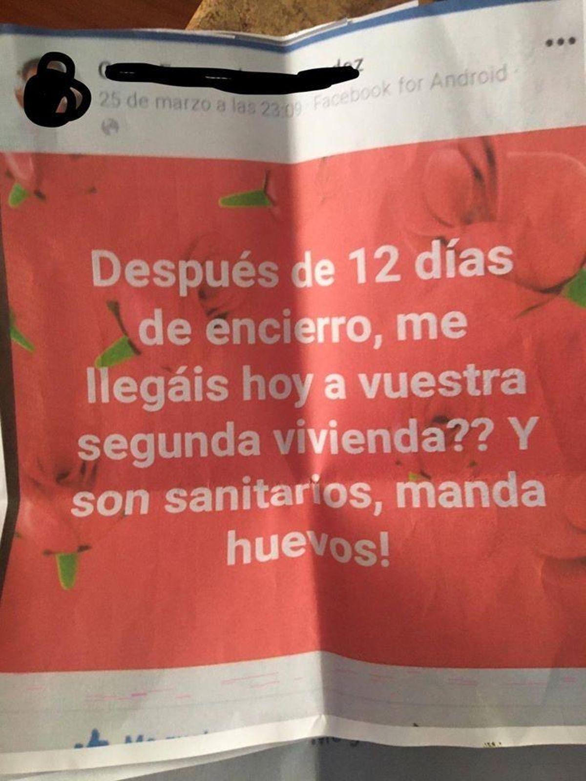 Una médico asturiana denuncia las amenazas que le enviaron a su padre: "Estoy harta y avergonzada de todos vosotros"