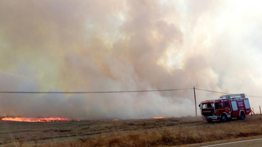 Fuego en Figueruela