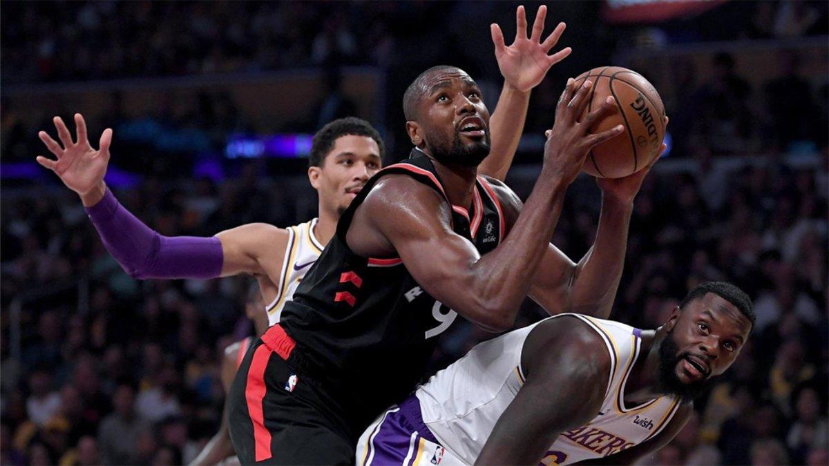 Ibaka, durante un partido