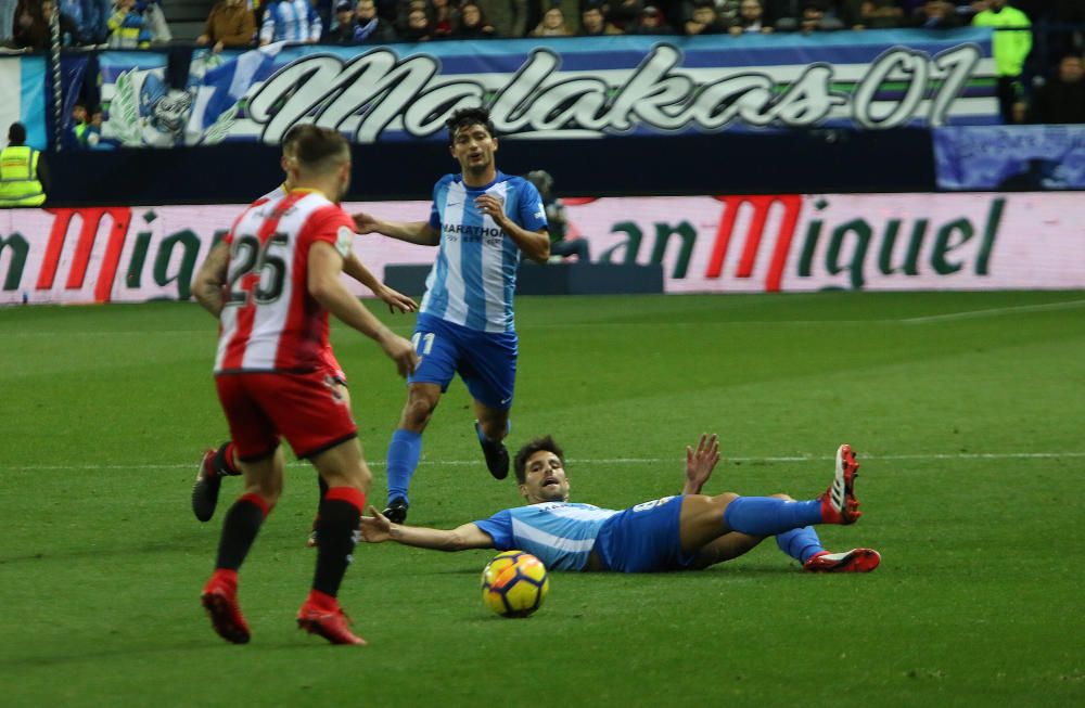 Les millors imatges del Màlaga - Girona (0-0)