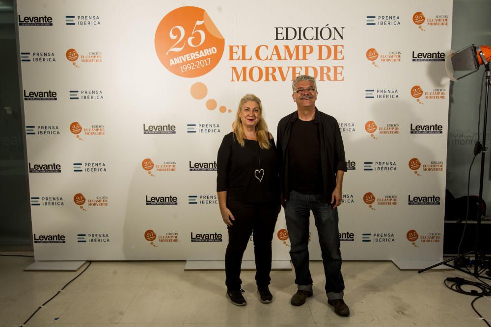 Gala 25 Aniversario Levante-EMV Edición Camp de Morvedre. Vicent Ortolá y Mariola Ponce, directores del Grup de Teatre Avoramar