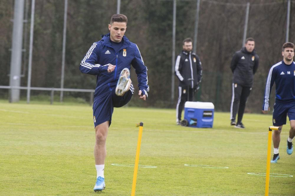 El primer día de Lunin y Luismi en El Requexón