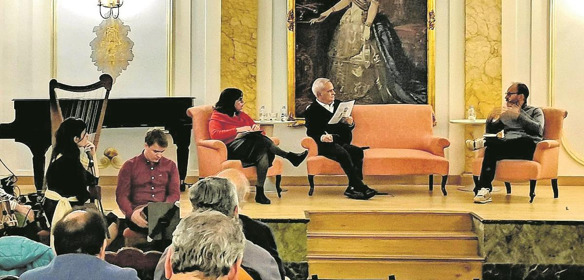 Manuel Vicent, Juan Cruz, Espido Freire, Salvador Ortells y Mercedes Cebrián participaron en el Museo Nacional del Romanticismo de Madrid en el acto: "Joan Fuster: antropomórfico por casualidad"
