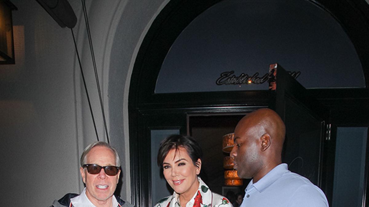 El sorprendente look de Kris Jenner para salir de cena