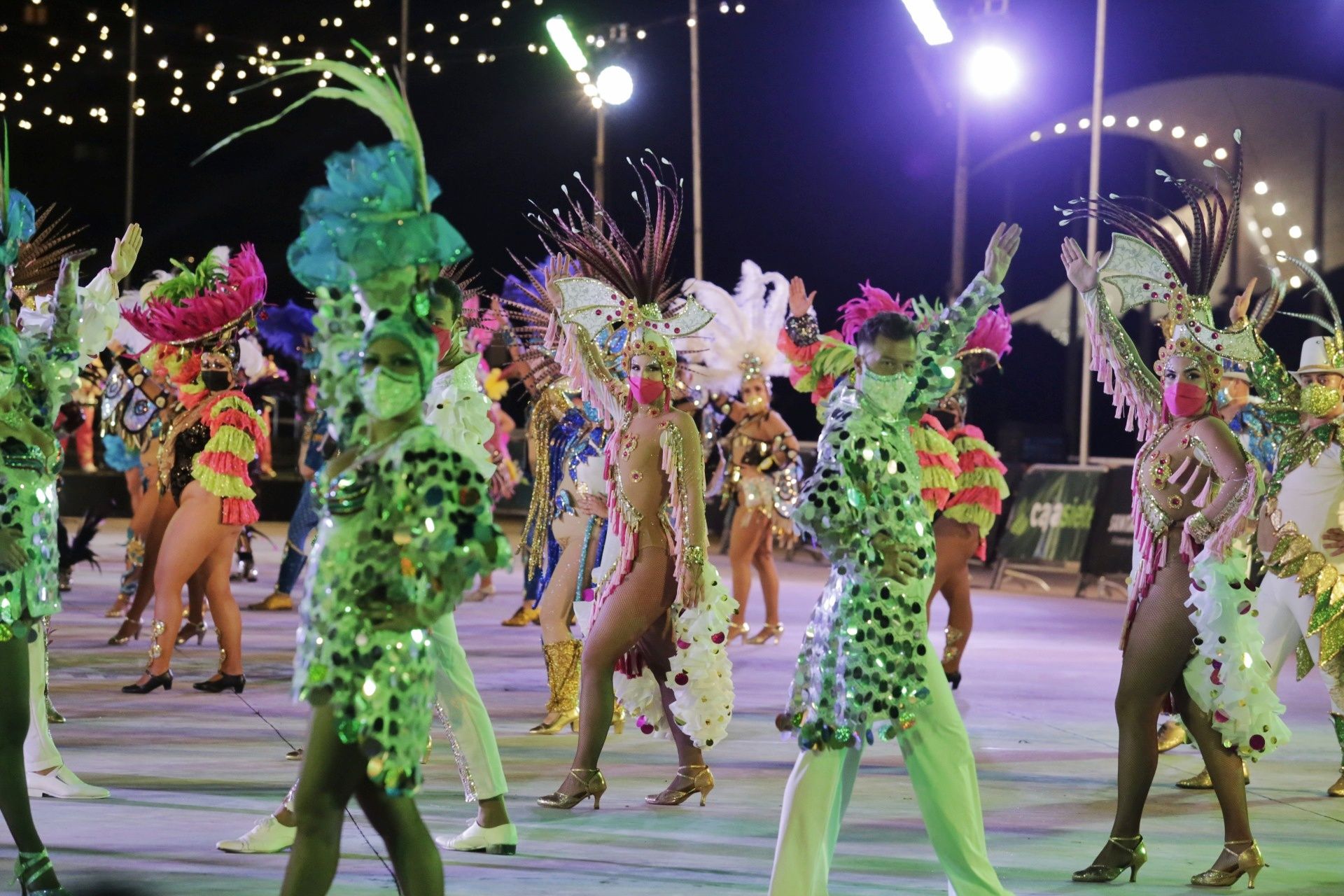 Grabación de las comparsas para el Carnaval Virtual