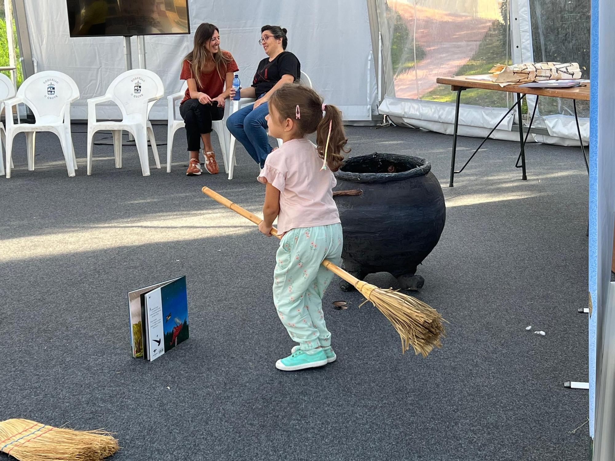 La Festa do Marisco de O Grove, esta mañana.