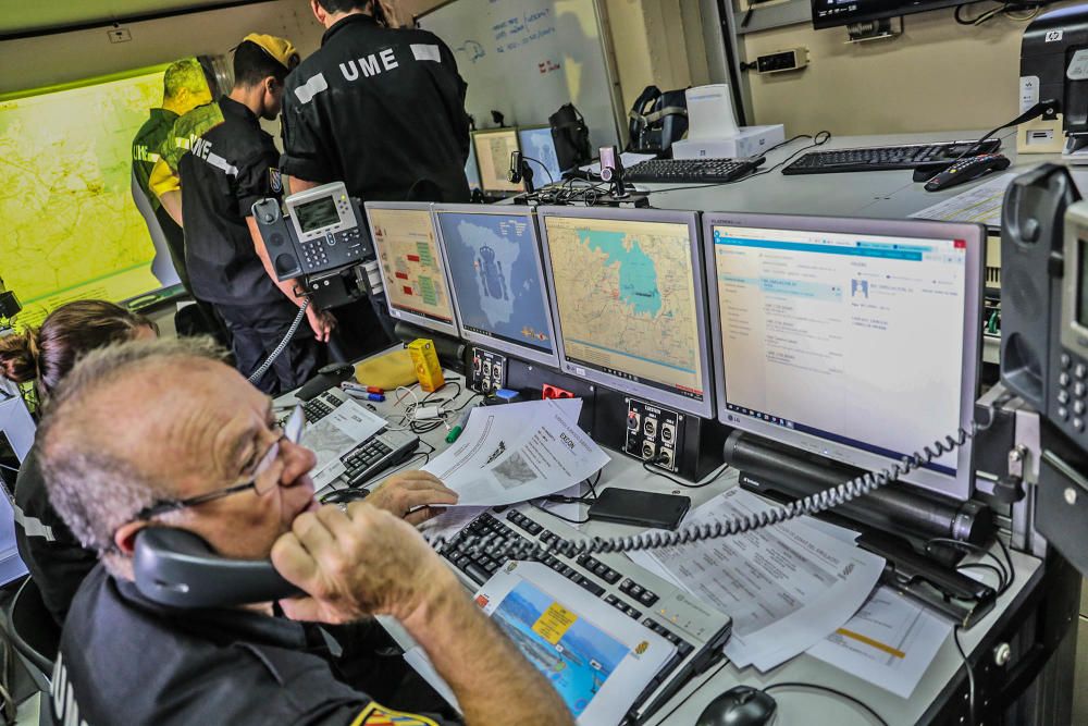 Los efectivos han realizado el simulacro en tres municipios de la Vega Baja