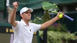 Sam Querrey está disfrutando de esta edición de Wimbledon