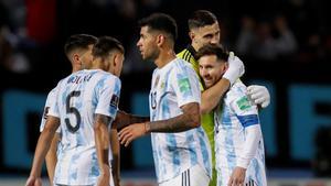 Argentina, en el partido ante Uruguay