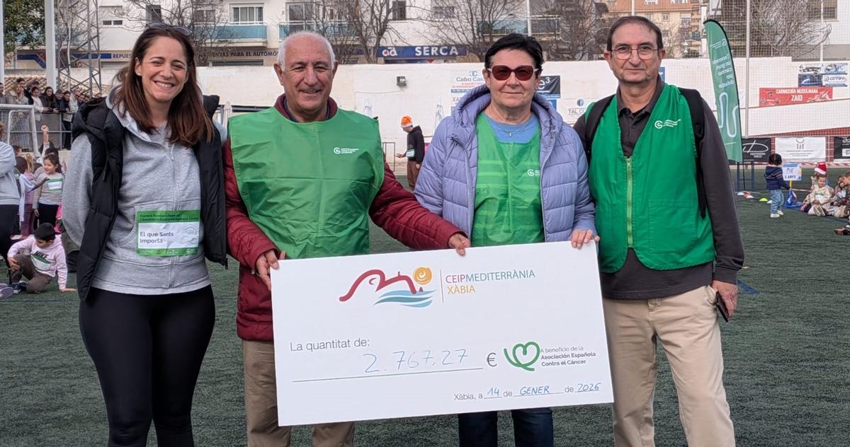 La recaptació de la cursa solidària