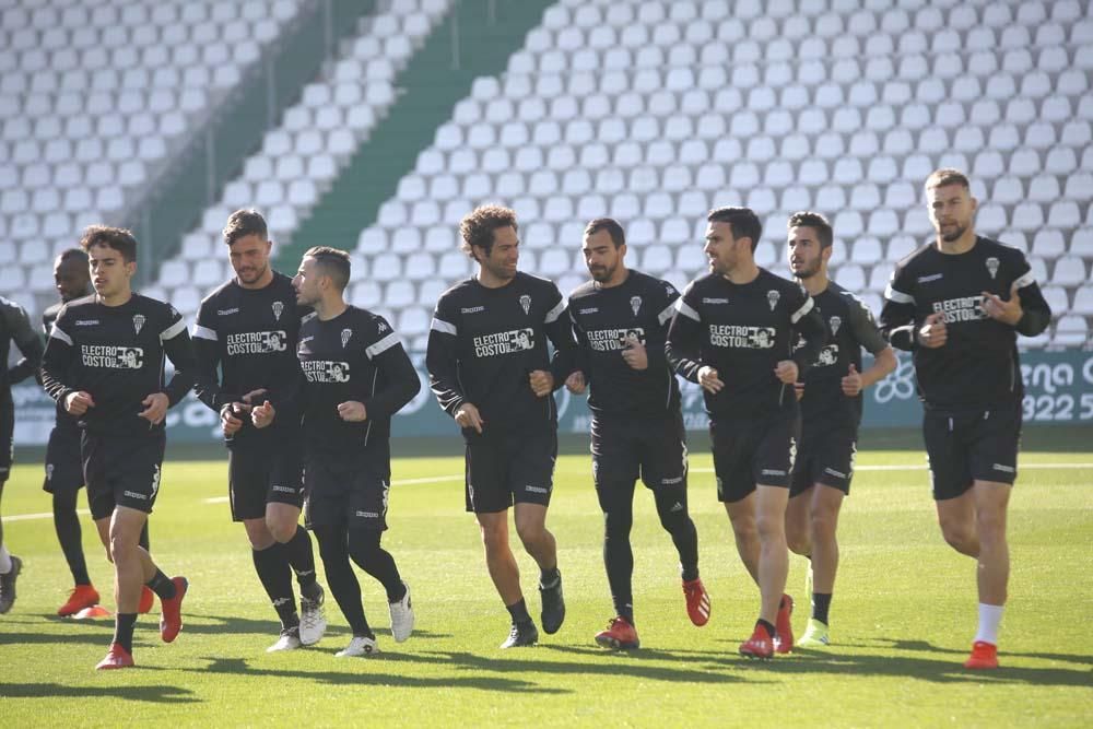 Entrenamiento del Córdoba de puertas abiertas