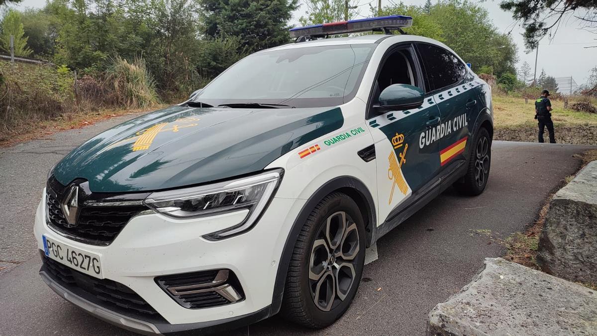 Un coche de la Guardia Civil de Asturias.