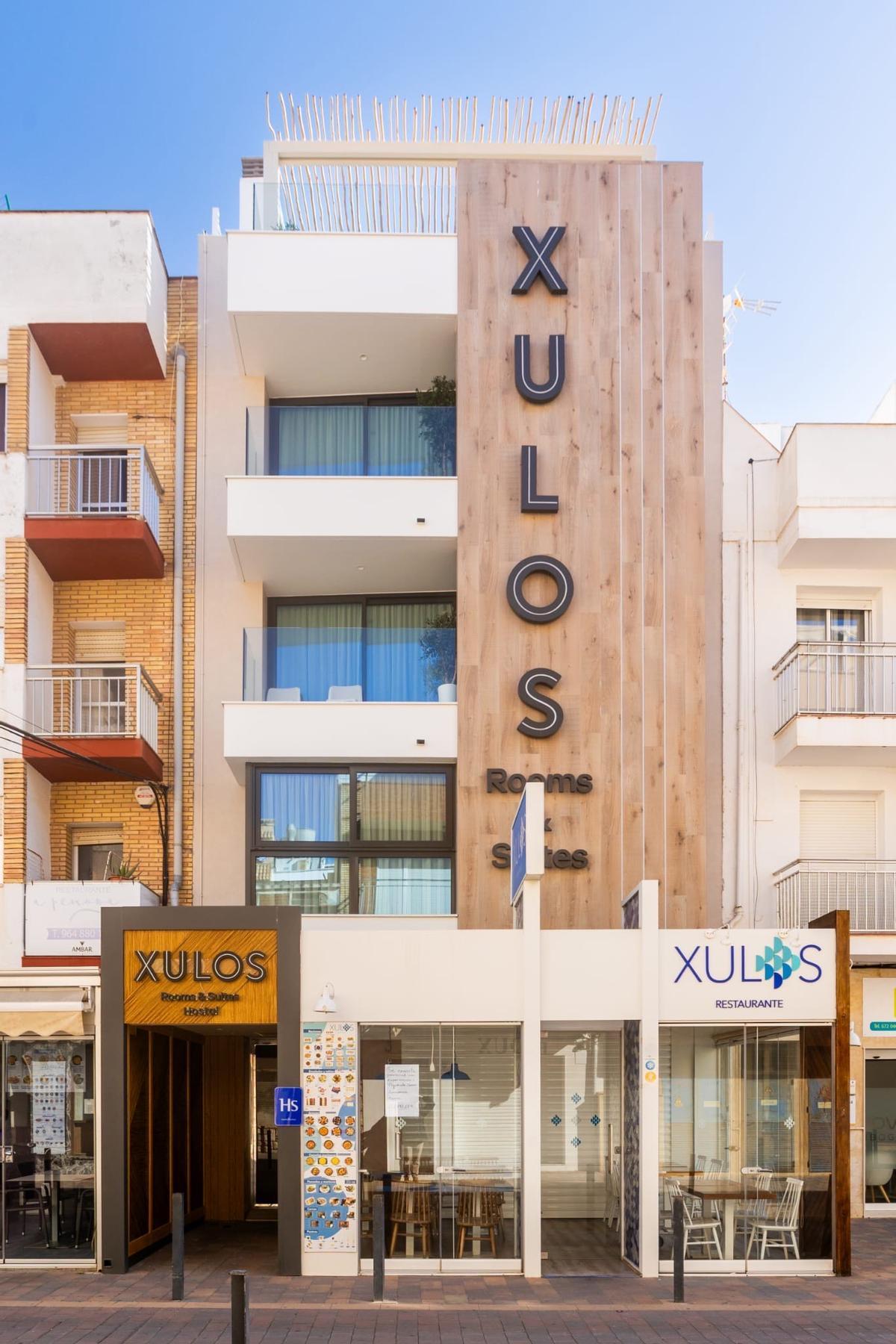 Fachada del restaurante Xulos, en Peñíscola.