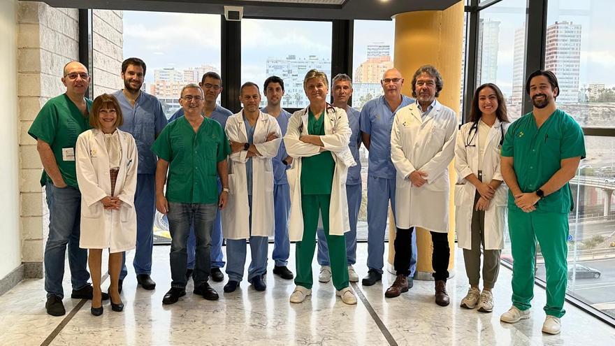 El Hospital Doctor Negrín consolida su programa regional de angioplastia pulmonar para tratar la patología pulmonar tromboembólica crónica