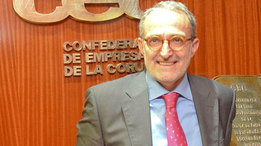 Antonio Dieter, nuevo presidente de la Confederación de Empresarios de Galicia.