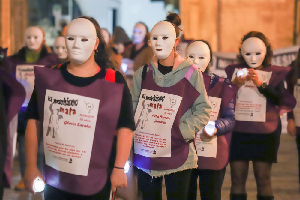 Marcha contra la violencia de género en Orihuela