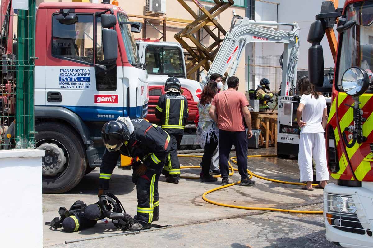 Incendio en Ca na Palava