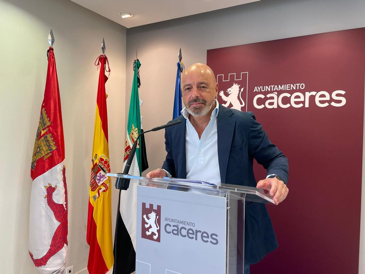 El concejal Pedro Muriel.
