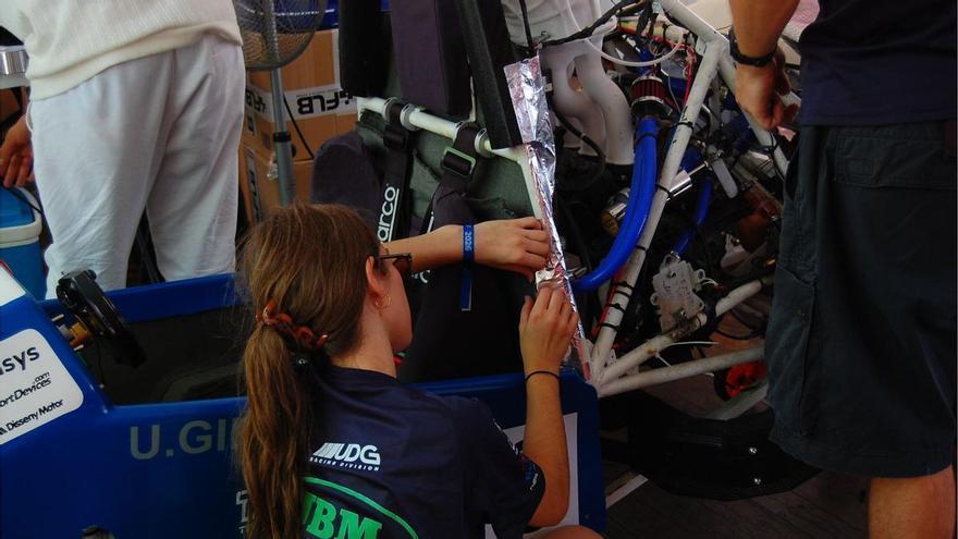 Les imatges dels preparatius del UdG Racing Team