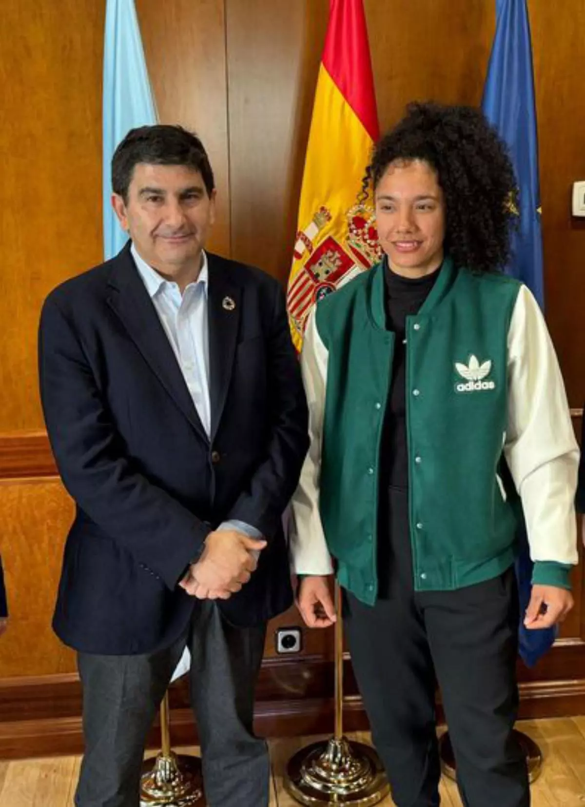 Yulenmis Aguilar recibe el apoyo de la Delegación del Gobierno