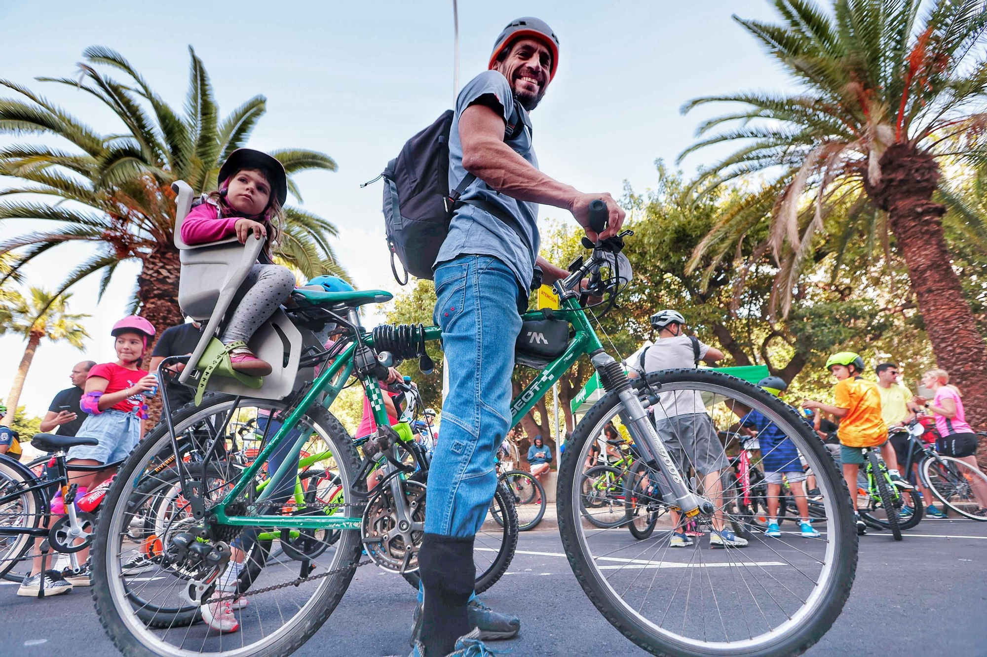 Fiesta de la bicicleta en Santa Cruz de Tenerife