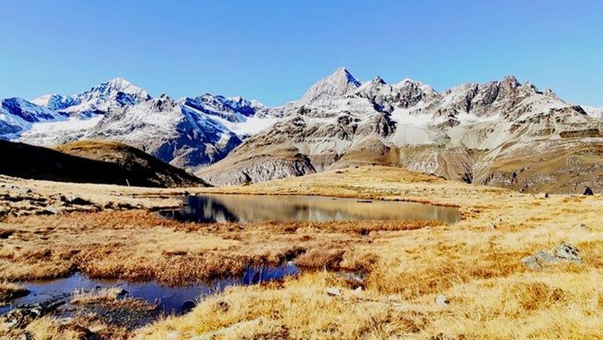 Lago Negro &quot;Schwartzsee&quot; en Zermatt, Suiza
