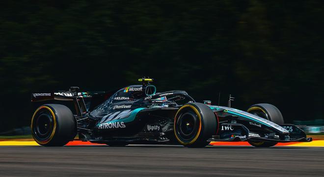 Antonelli asusta el primer día en Spa; Alonso, último a 5 segundos