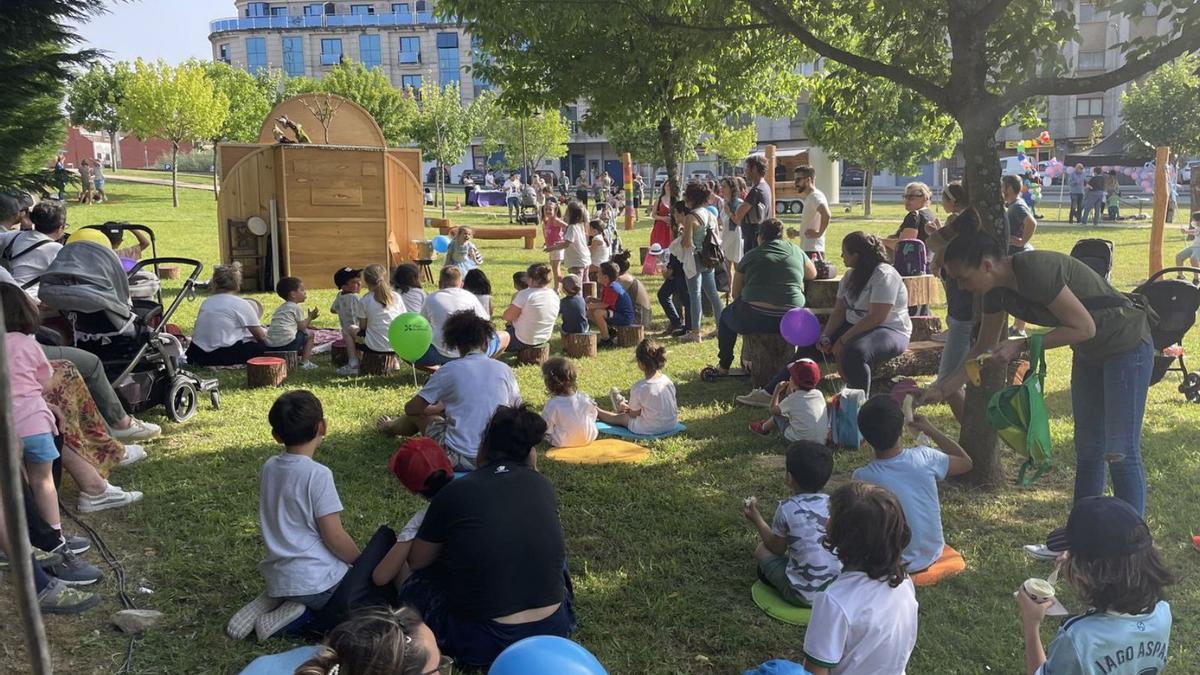 Inauguración del parque de la diversidad de Soutomaior, ubicado en el casco urbano de Arcade.   | // FDV