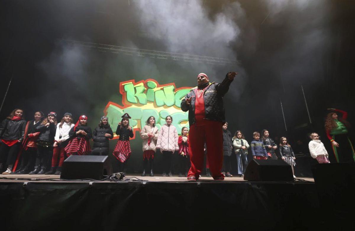 King África, sobre el escenario. | G. S.