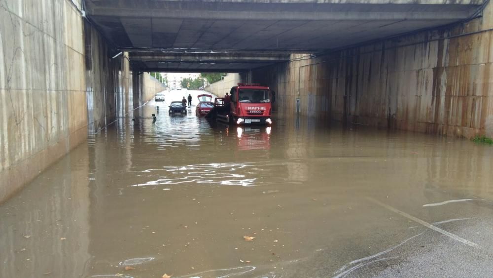 Intensas lluvias en Mallorca