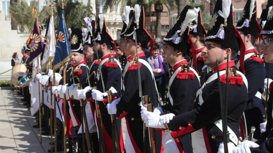 Acto de homenaje a los granaderos marrajos de Cartagena