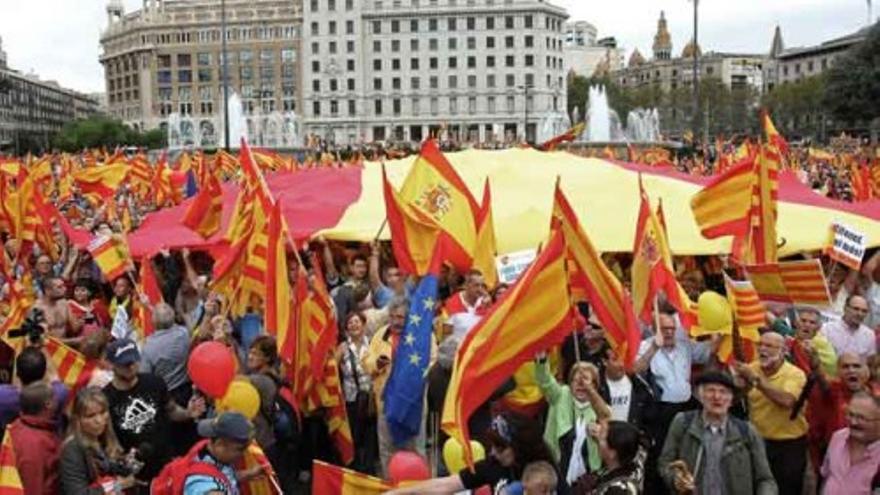 Tensión en Barcelona el Día de la Hispanidad