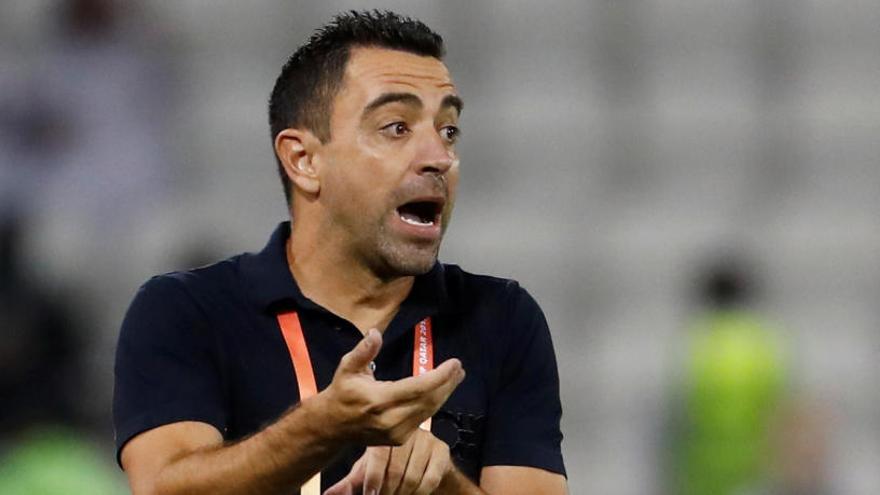 Xavi Hernández, entrenador del Al Sadd.