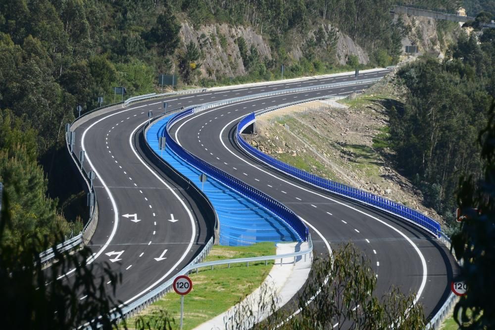 Las obras de la autovía del Morrazo, a punto