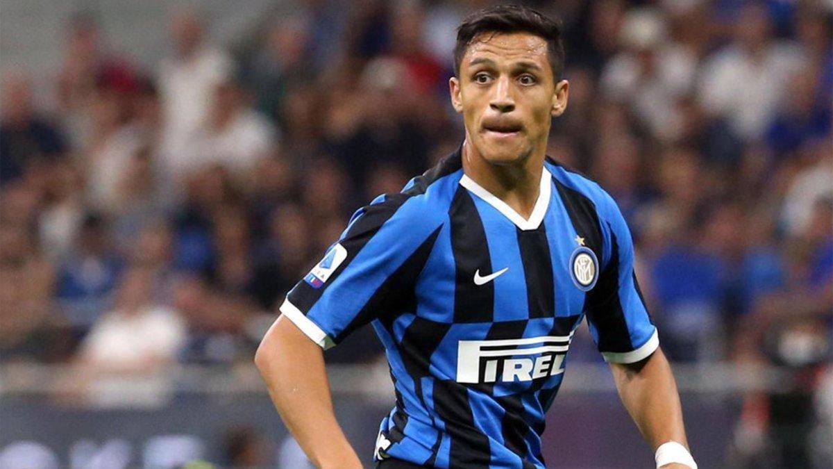 Alexis Sánchez, delantero del Inter de Milán