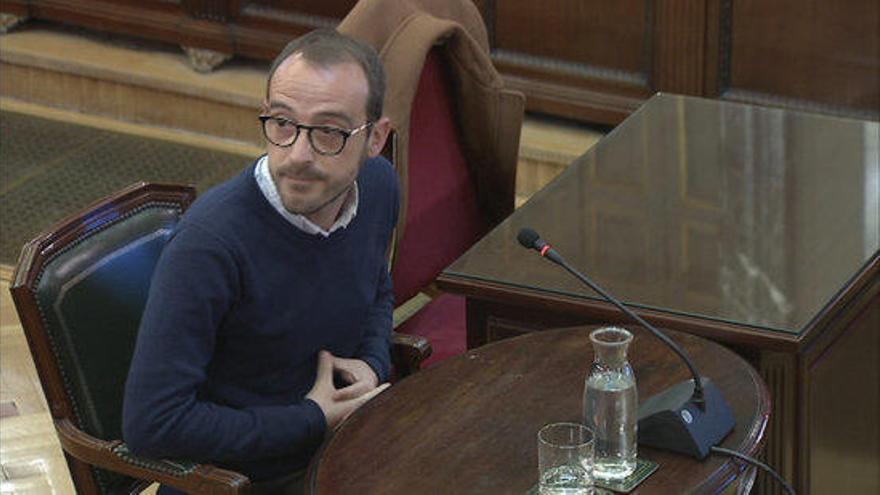 Jaume Mestre declara avui davant el Tribunal Suprem.