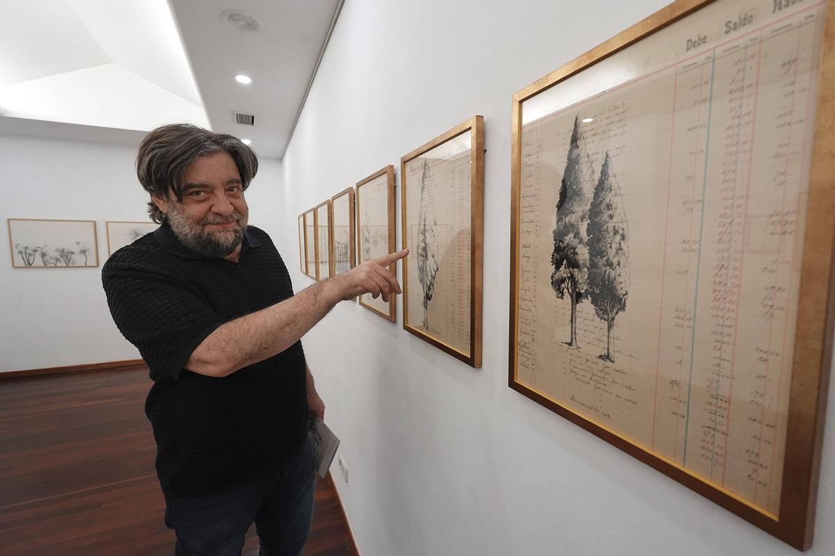 Les imatges de la presentació de l'exposició ed Manel Bayo i Evdokim Perevalsky, a la Fundació Valvi